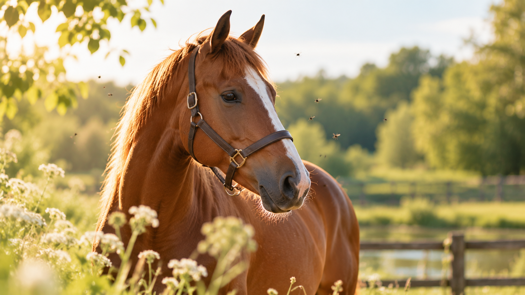 Protéger son cheval des insectes tout l’été