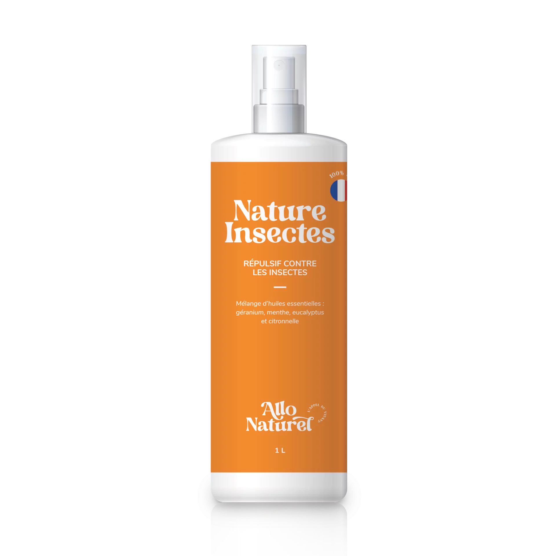 Allo Naturel Nature Insectes Bouteille Spray Brume 1L 120 Allo Naturel Nature Insectes Bouteille Spray Brume 1L 120
