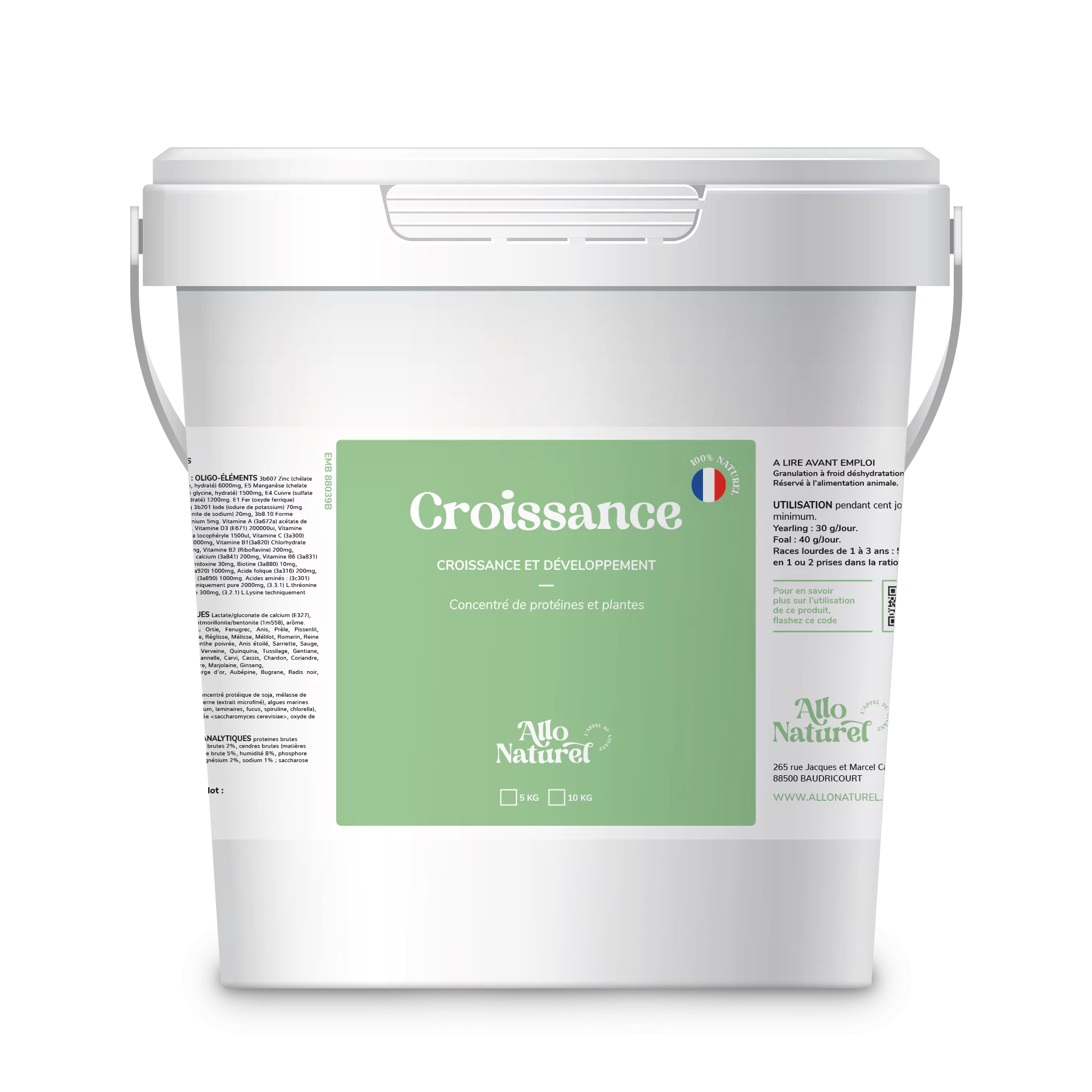 Allo Naturel Croissance Seau 3kg Et Plus 117 Allo Naturel Croissance Seau 3kg Et Plus 117