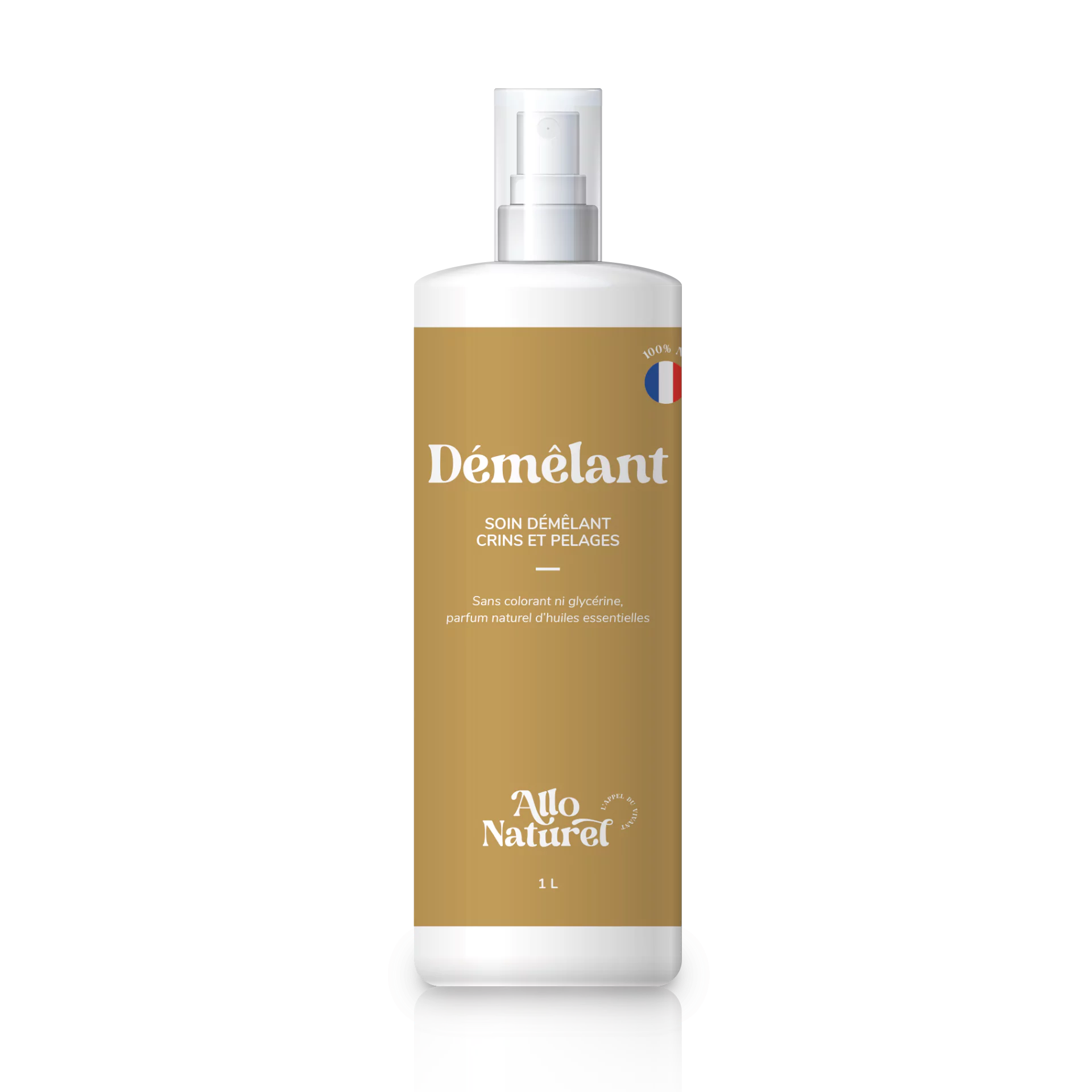Allo Naturel Demelant Bouteille Spray Brume 1L 88
