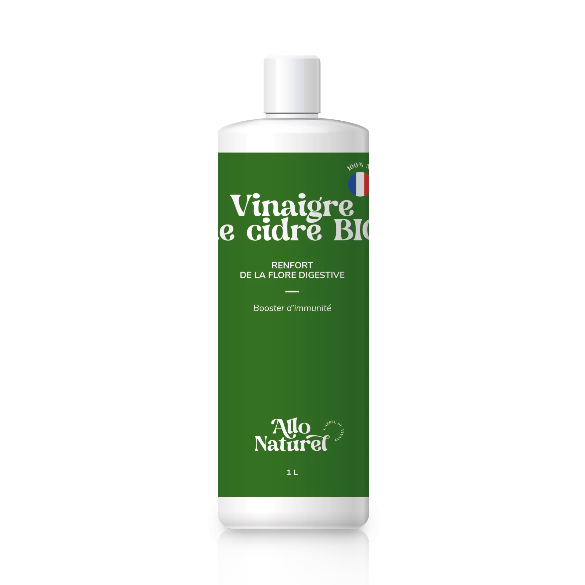 Allo Naturel Vinaigre De Cidre Bio Bouteille A Visser 1L 140